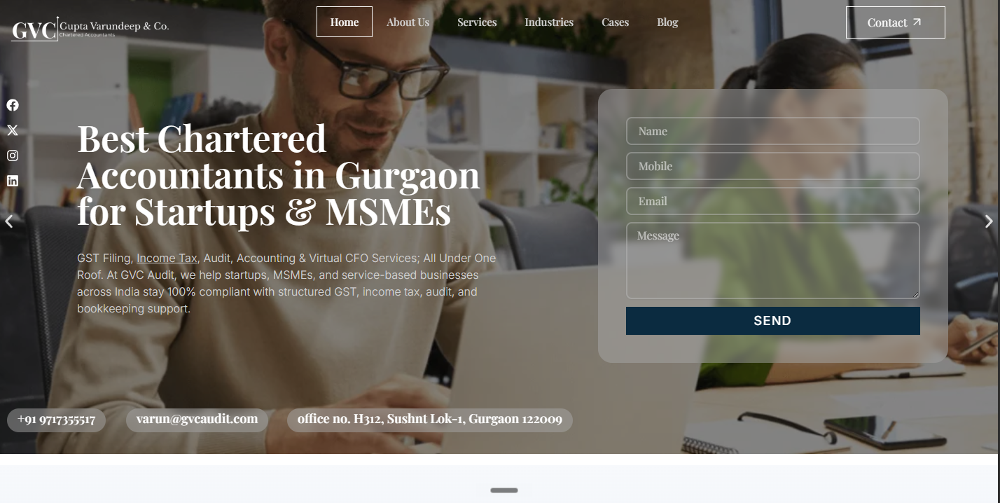 GVC Audit website